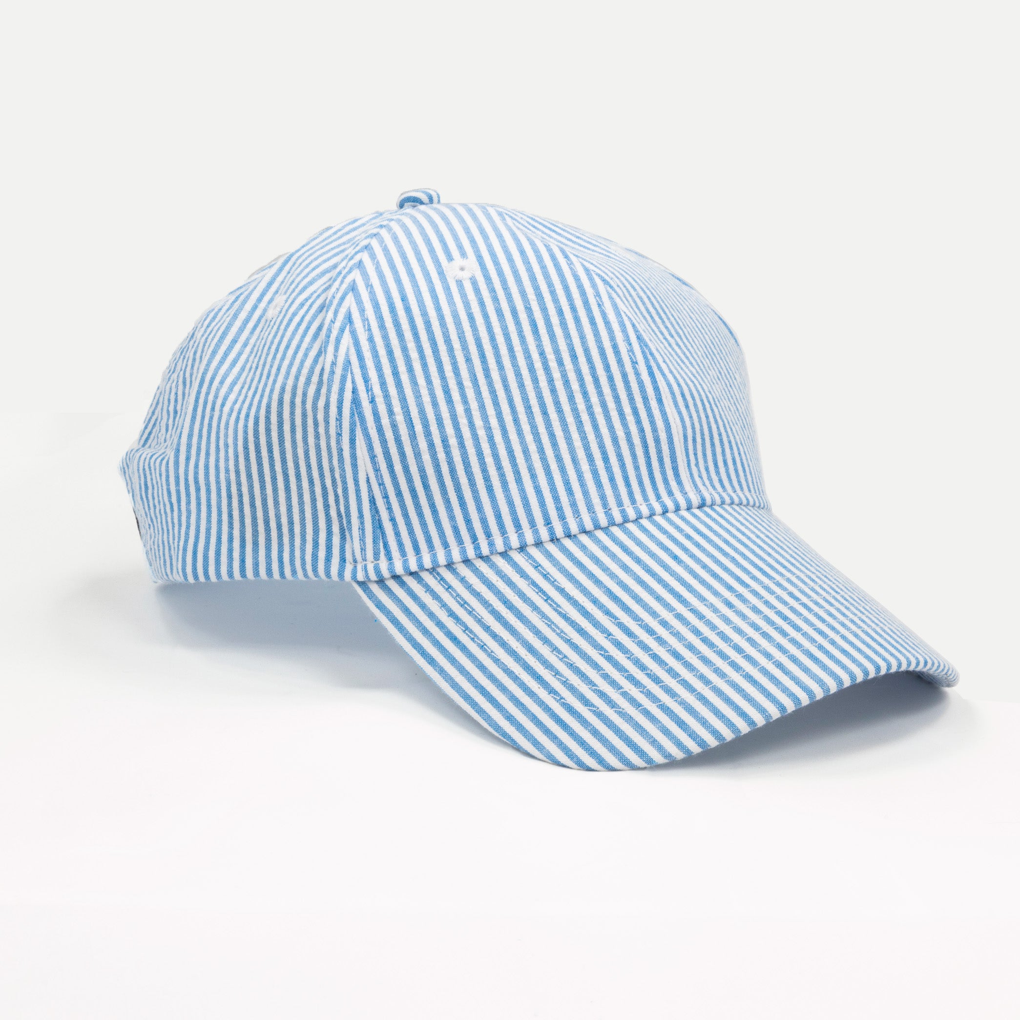 Seersucker Baseball Cap