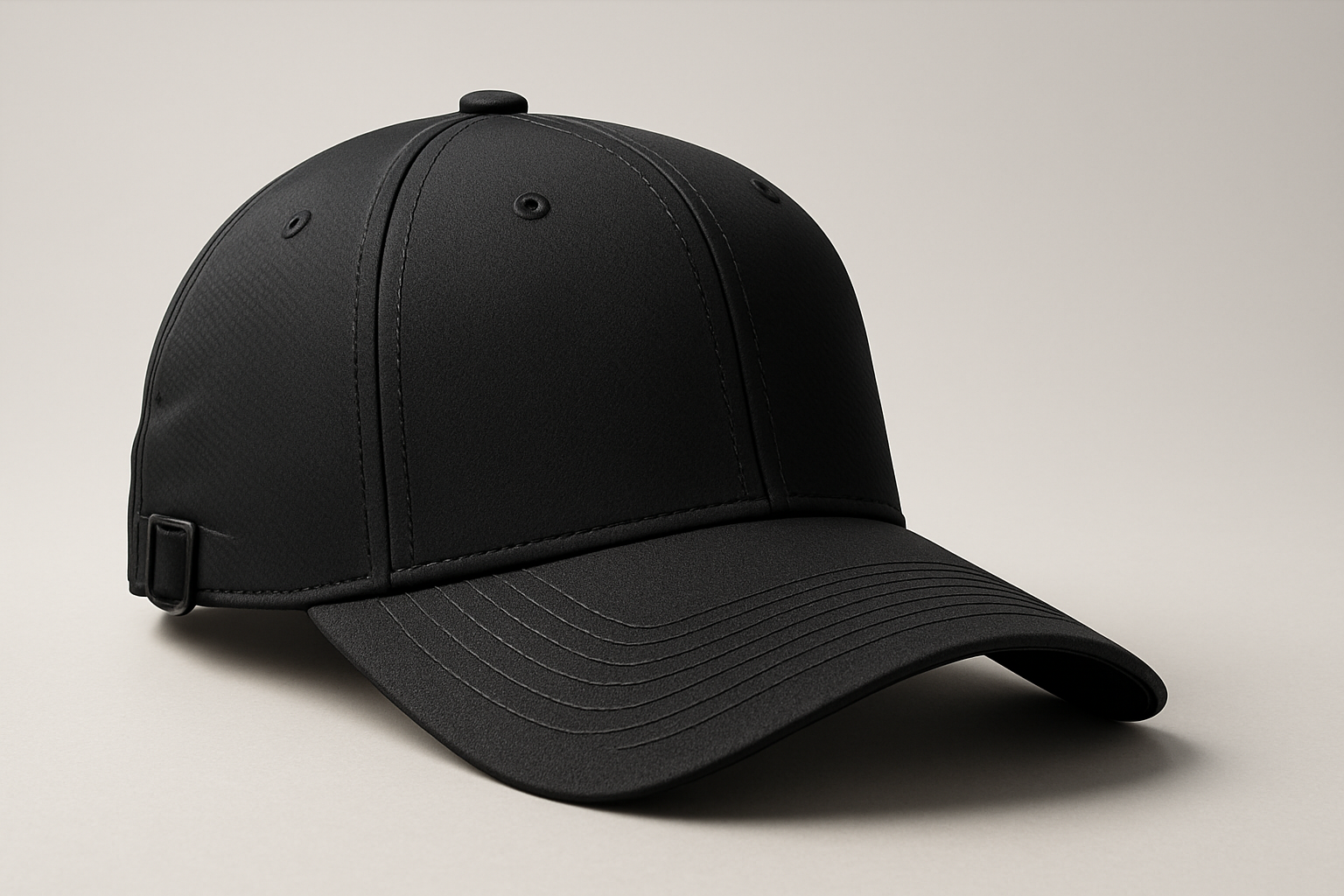 TURN BILL ON CAP TO THE RIGHT